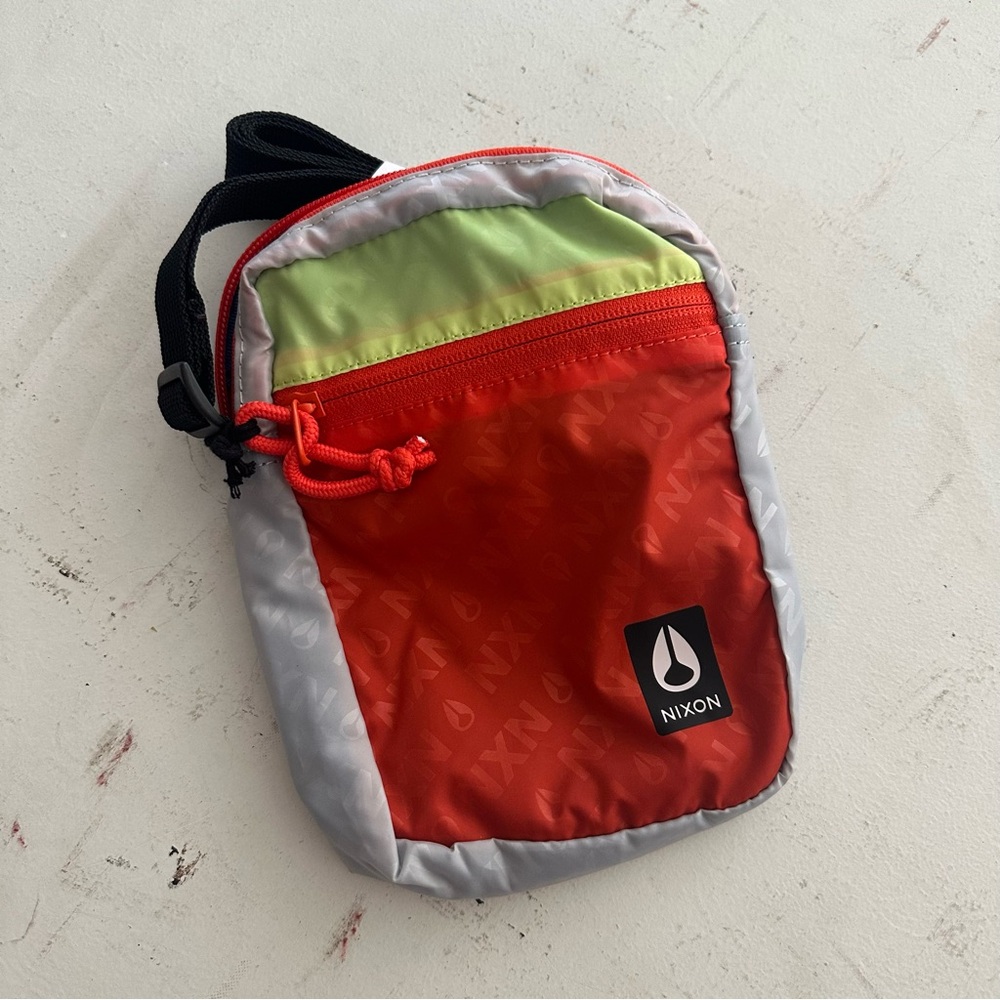 Nixon Red and Green Men's Bag